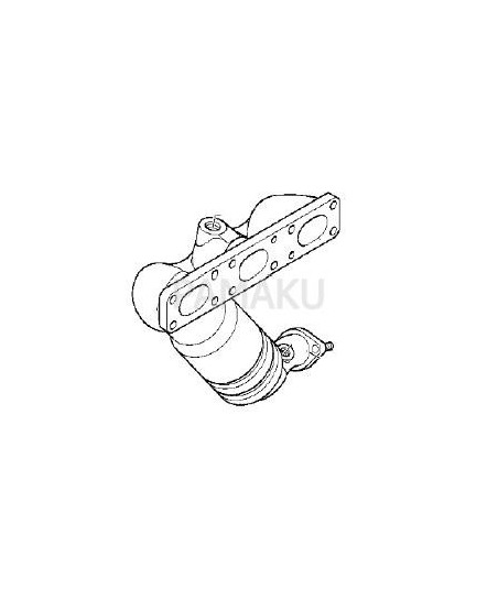 Catalyseur pour BMW 520i 2.2i M54 E39 9/00-