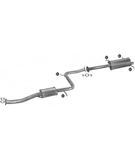 Pack silencieux pour MAZDA 323 1.8