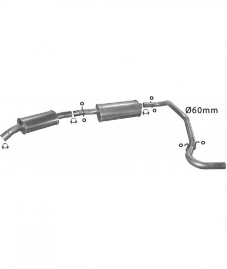 Pack silencieux pour PEUGEOT J5 2.5