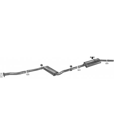 Pack silencieux pour VOLKSWAGEN PASSAT 2.0