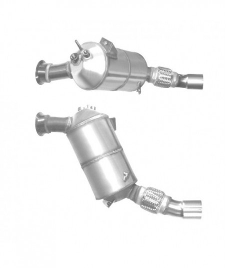 Filtre à particules (FAP) pour BMW 320d 2.0 E93 véhicule avec volant à droite Décapotable(N47 - EU4 catalyseur et FAP combinés)