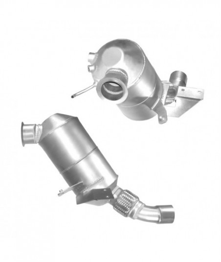 Filtre à particules (FAP) pour BMW 318d 2.0 E90 (moteur : M47N2 - catalyseur et FAP combinés)