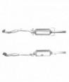 Filtre à particules (FAP) pour OPEL ASTRA 1.7 CDTi (moteur : Z17DTJ) catalyseur et FAP combinés