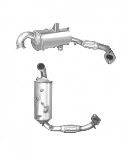 Filtre à particules (FAP) pour FORD FIESTA 1.6 TDCi (moteur : HHJC - HHJD - HHJE - HHJF - UJBA)