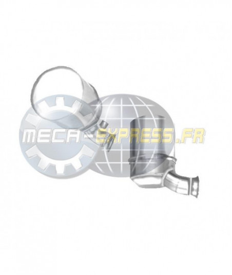 Filtre à particules (FAP) pour PEUGEOT 206 PLUS 1.4 HDi (moteur : 8HR (moteur : DV4C) - FAP seul)