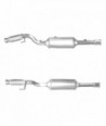 Filtre à particules (FAP) pour PEUGEOT EXPERT 2.0 HDi (moteur : AHZ (moteur : DW10CD) - catalyseur et FAP combinés)