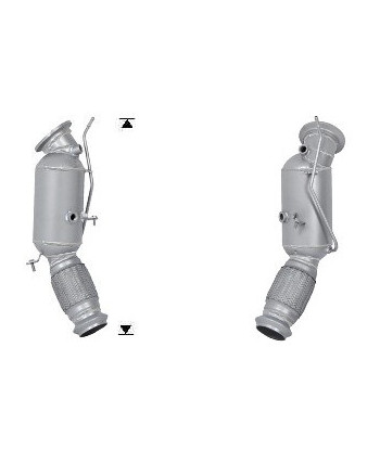 Catalyseurs pour véhicules essence pour BMW 220i 2.0