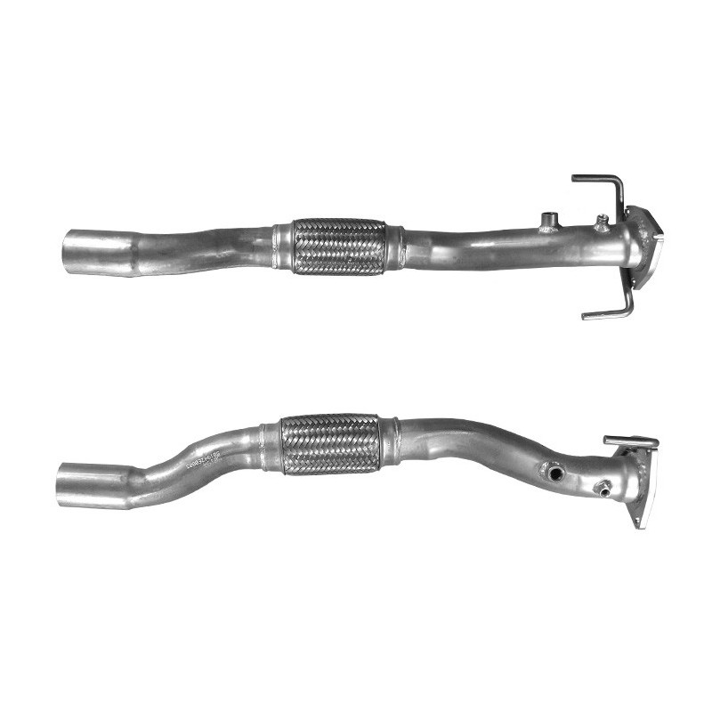 Tresse Flexible échappement Longue Pour OPEL CORSA D - Neuf, Marque FKK, Référence 708344