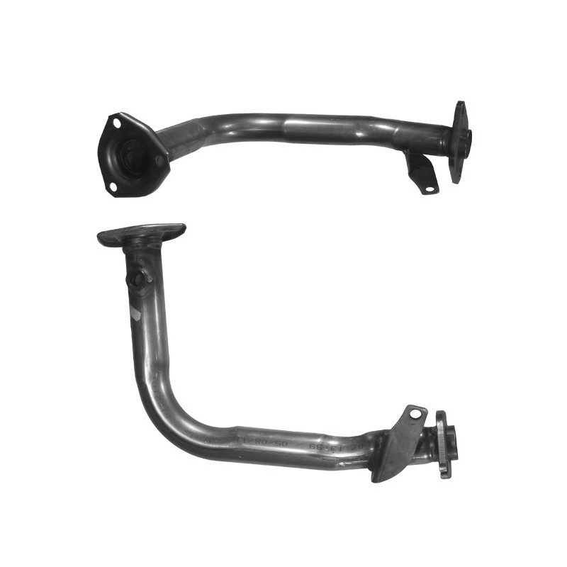 Ligne D'échappement Complète Pour PEUGEOT 206 1.6 (dès 2005) - Inclut Silencieux, Tube - Neuf, Homologation E